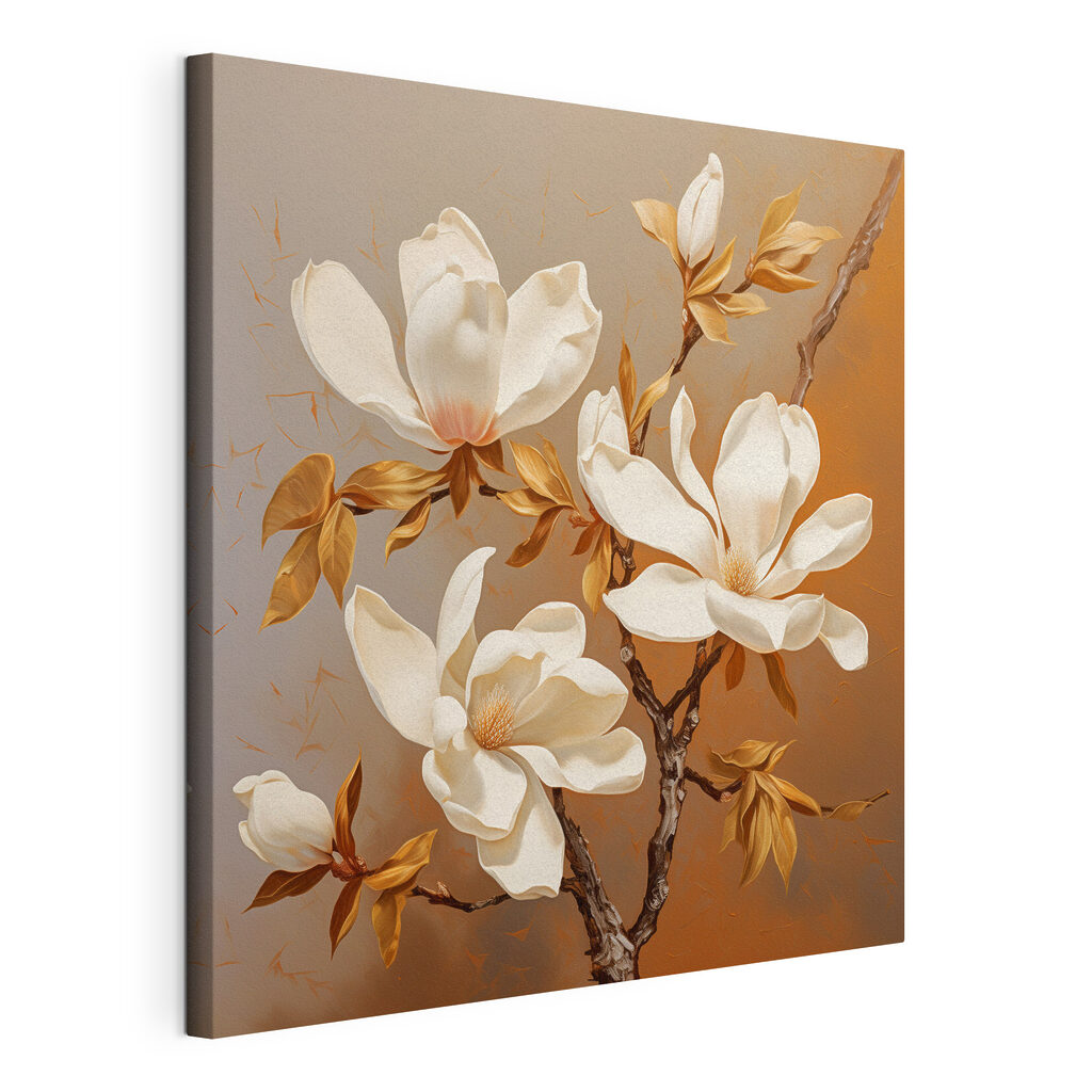 Magnolia crème sur caramel — vue du produit