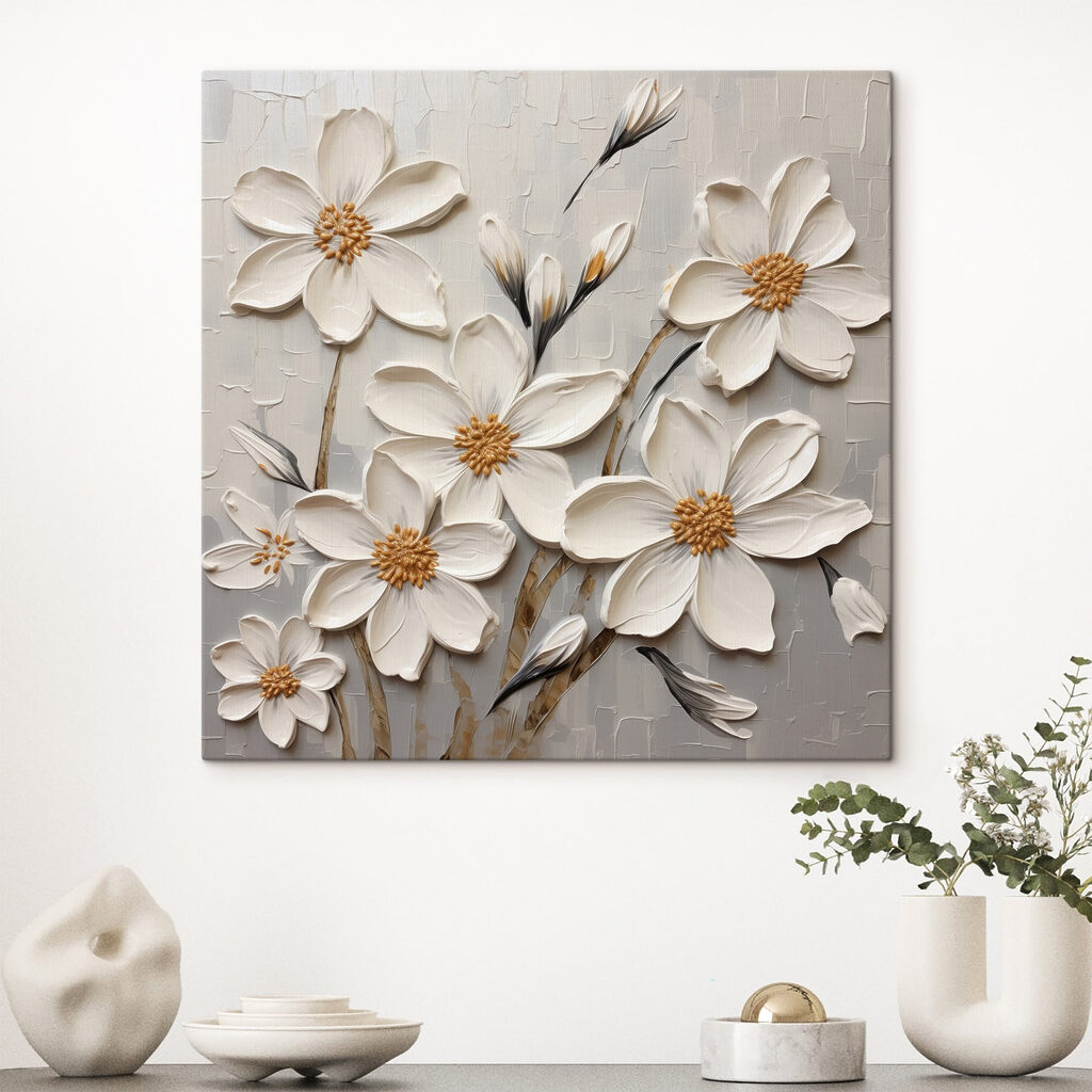 Fleurs au cœur ocre — intérieur 2