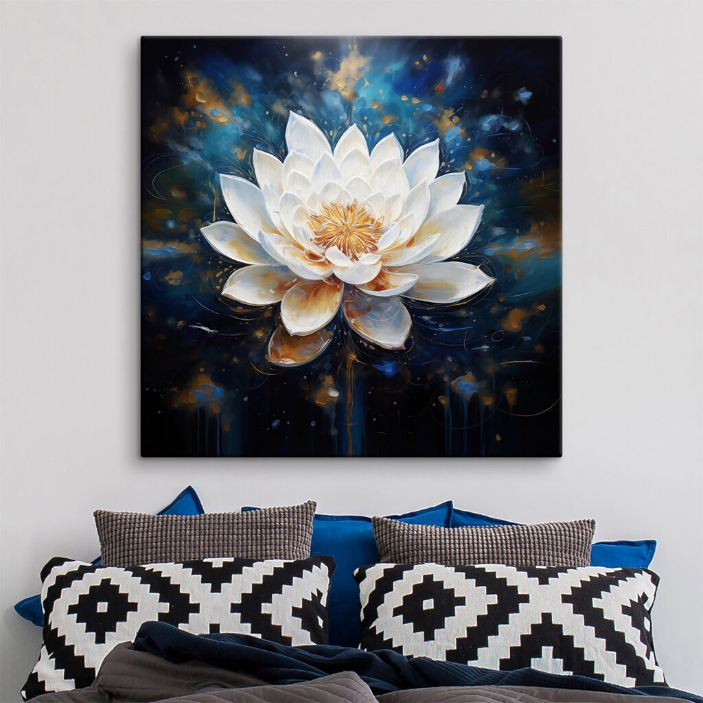 Lotus blanc du cosmos — intérieur 2