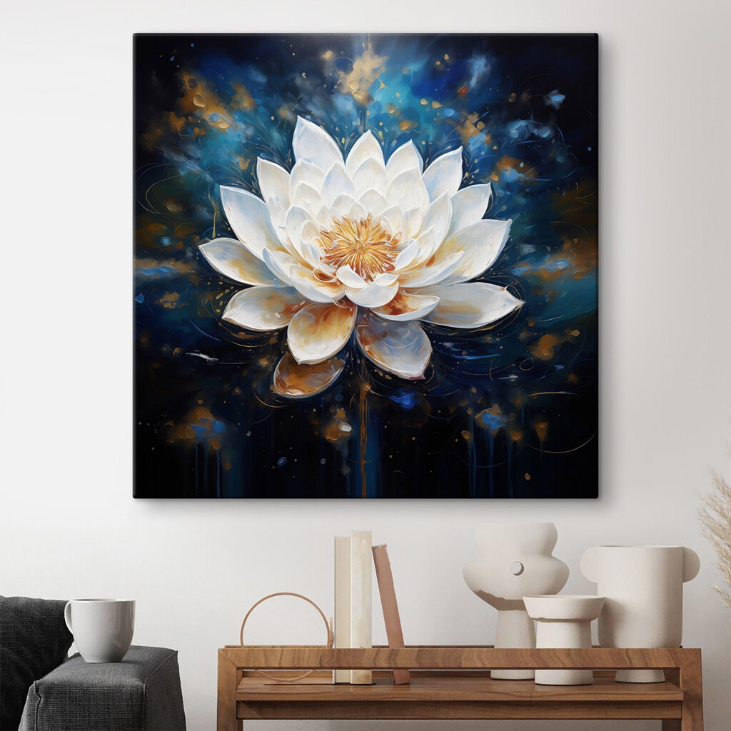 Lotus blanc du cosmos — intérieur 3