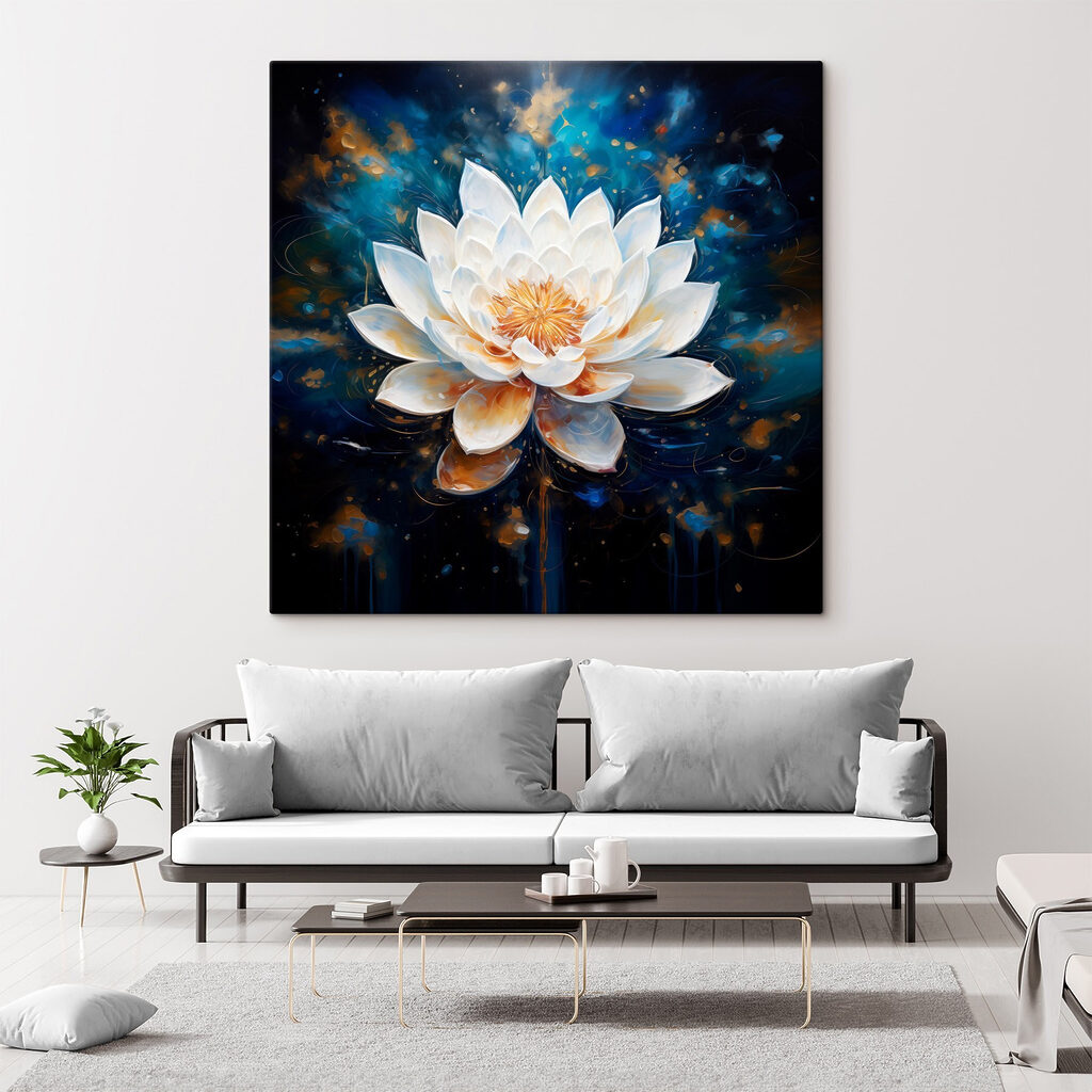 Lotus blanc du cosmos — intérieur 1