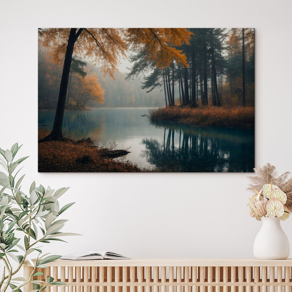 Automne au lac turquoise — intérieur 2