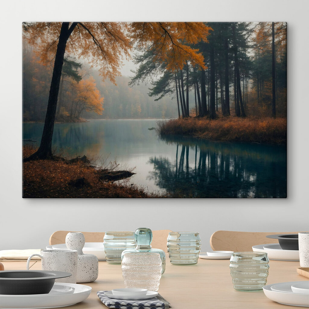 Automne au lac turquoise — intérieur 3
