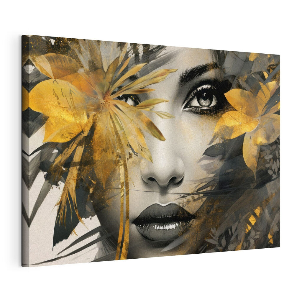 Visage aux feuilles d’or — vue du produit