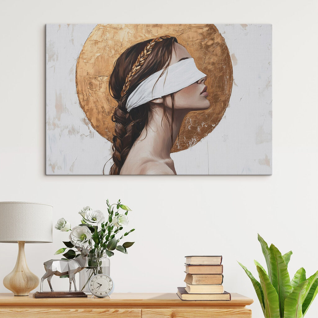 Profil aux yeux bandés — intérieur 2