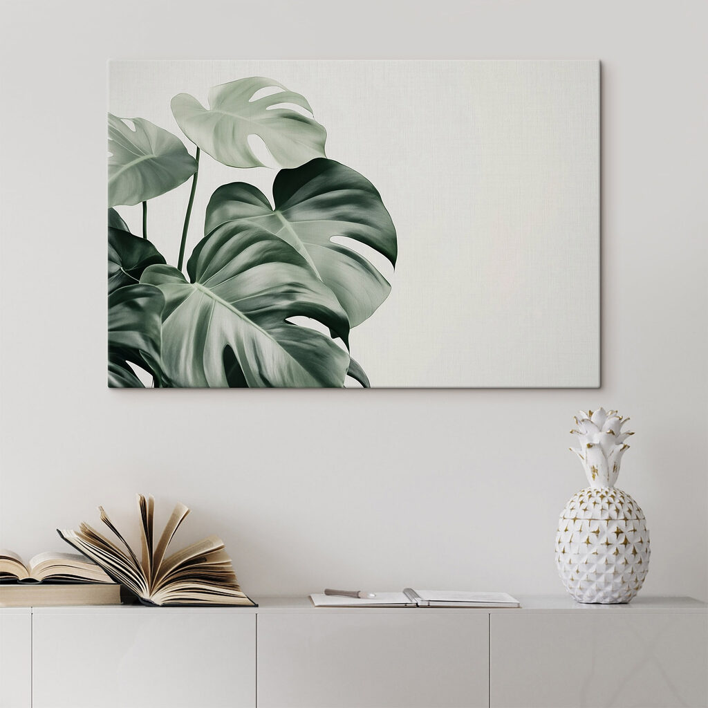 Monstera vert profond — intérieur 1