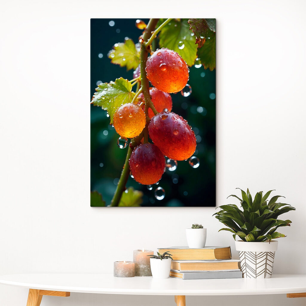 Raisins aux gouttes d’eau — intérieur 2
