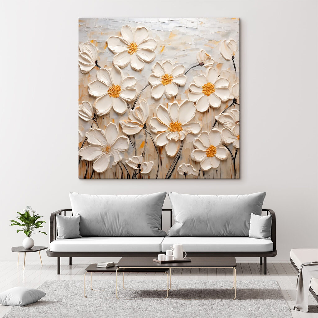 Blancheur en relief — intérieur 1