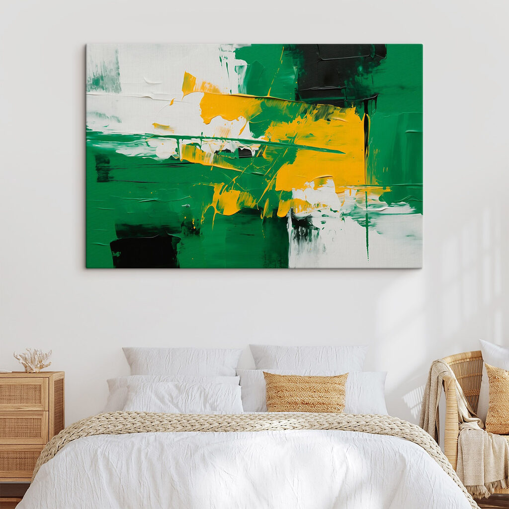 Touches vertes et jaunes — intérieur 2