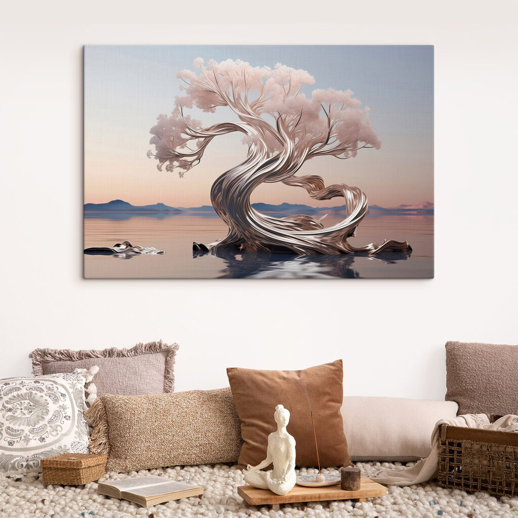 Arbre au tronc argenté — intérieur 3