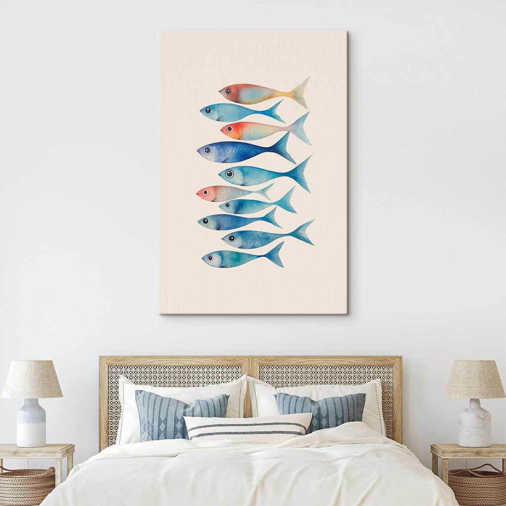 Rangée de petits poissons — intérieur 2