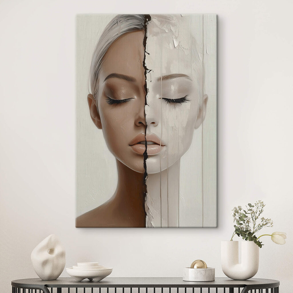 Visage en deux moitiés — intérieur 2