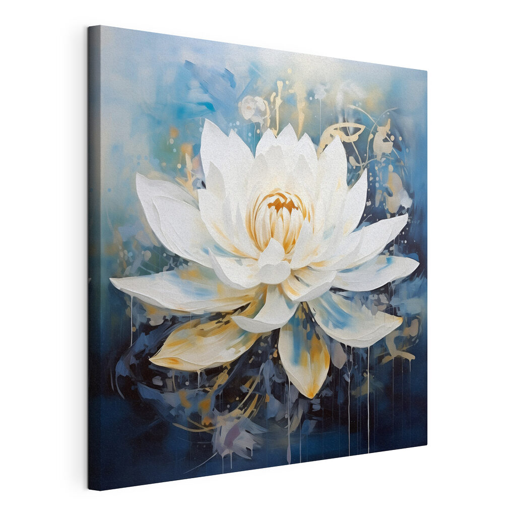 Lotus blanc, brume bleue — vue du produit