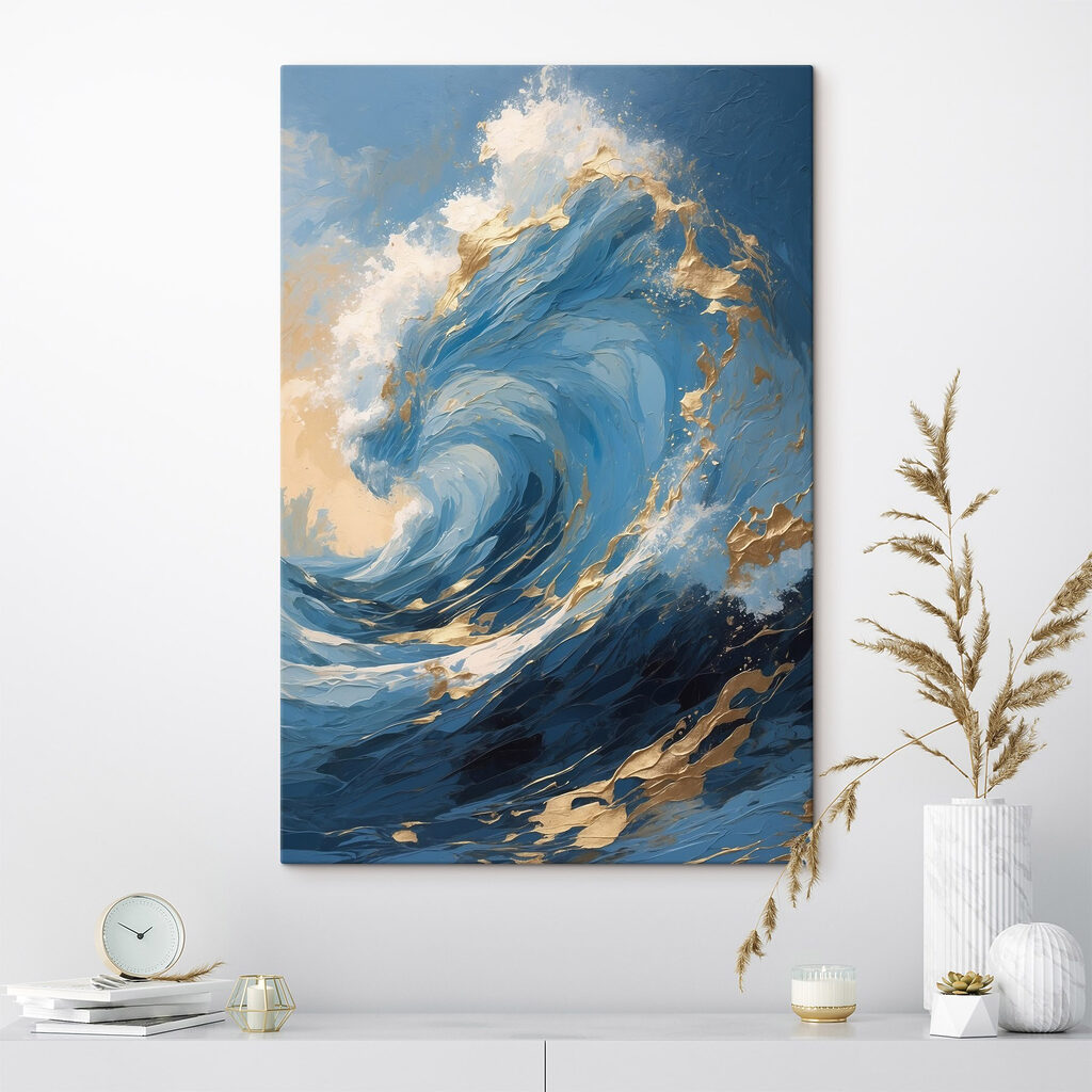 Vague à l’écume dorée — intérieur 3