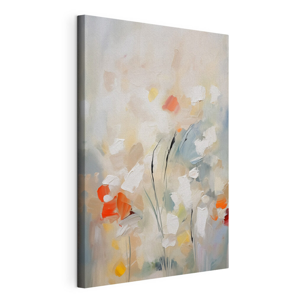 Fleurs en touches pâles — vue du produit