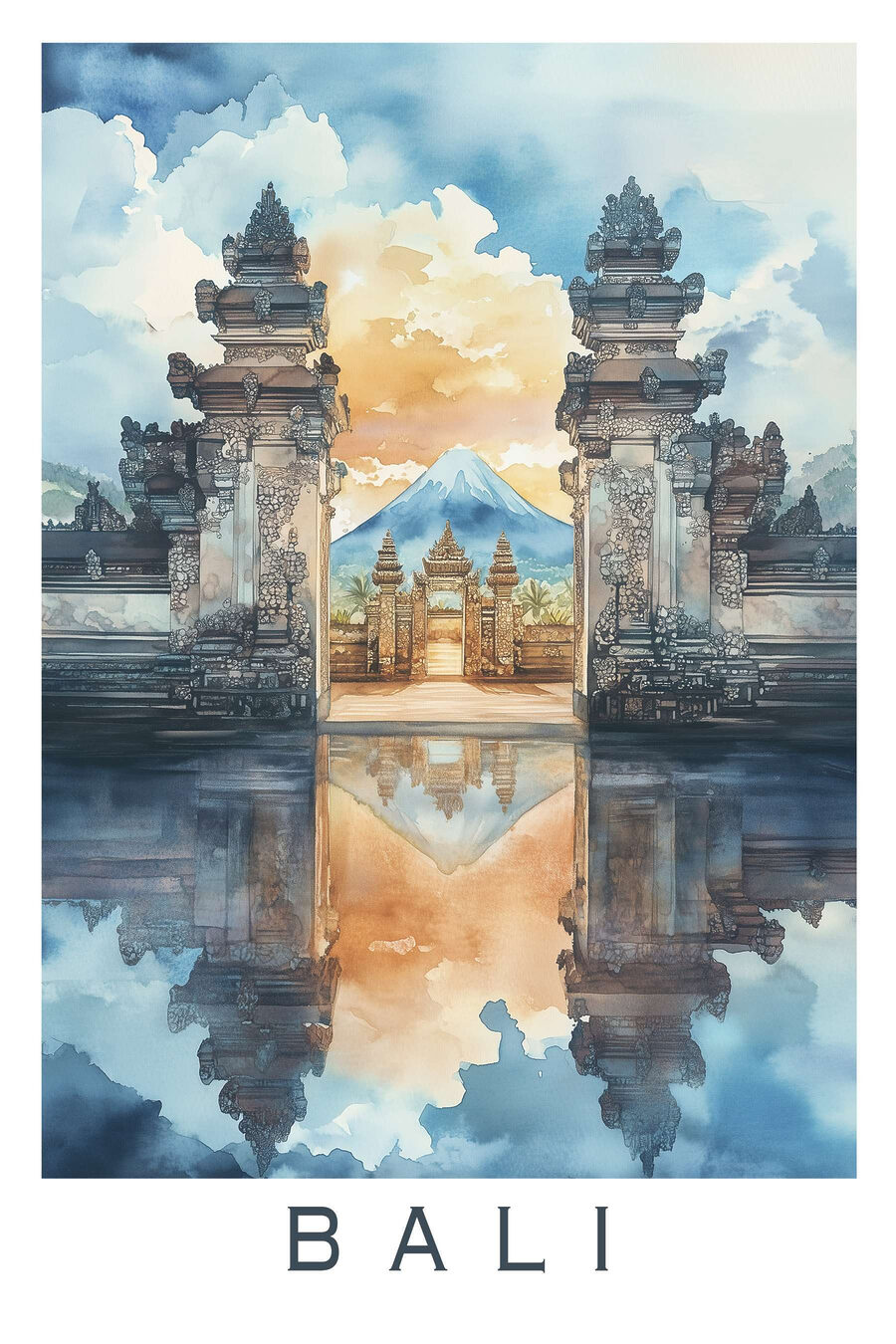 Porte de Bali — motif complet