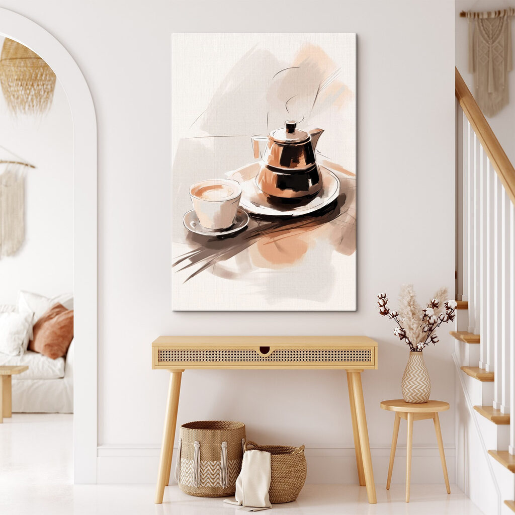 Cafetière à l’aquarelle — intérieur 2