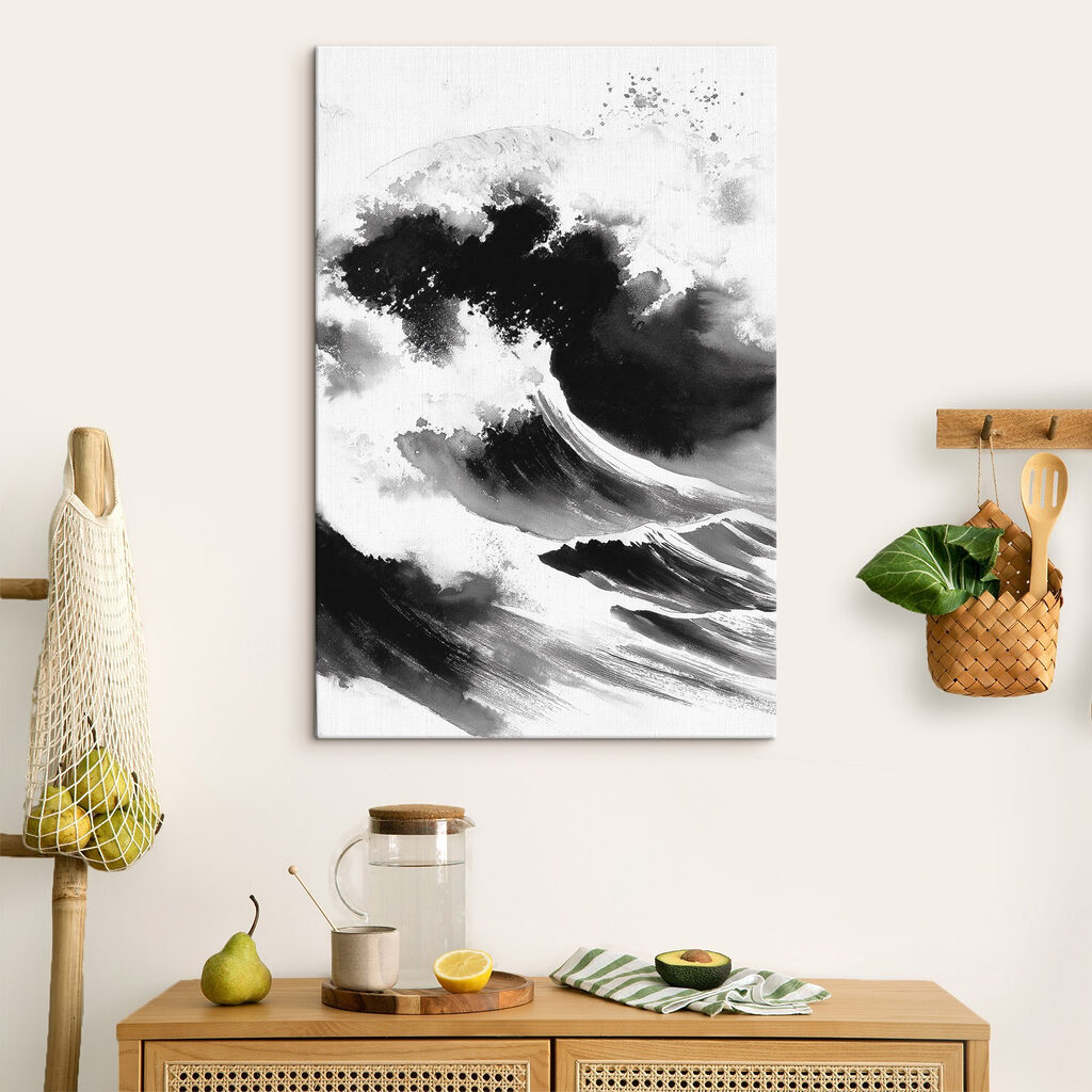 Vague noire et blanche — intérieur 2