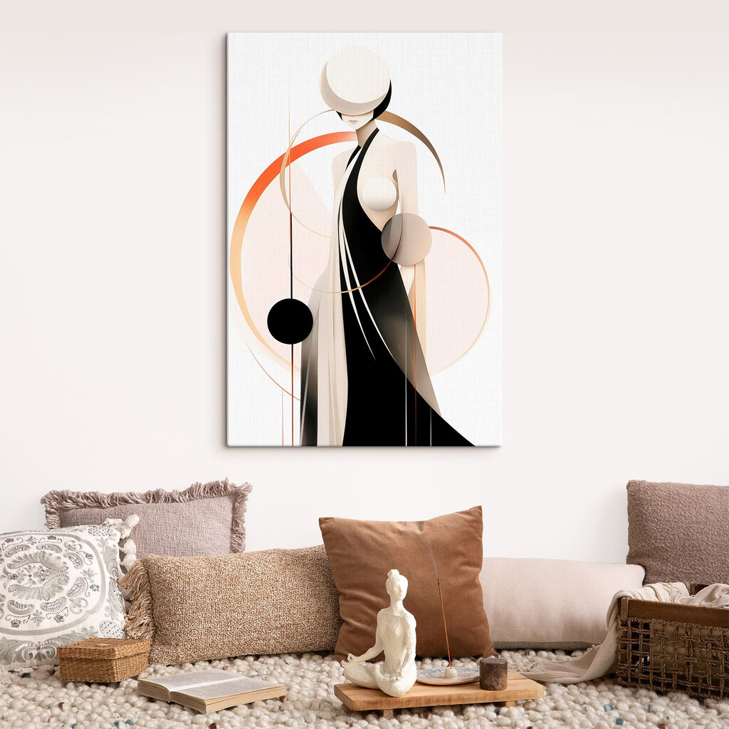 Femme parmi les arcs — intérieur 2