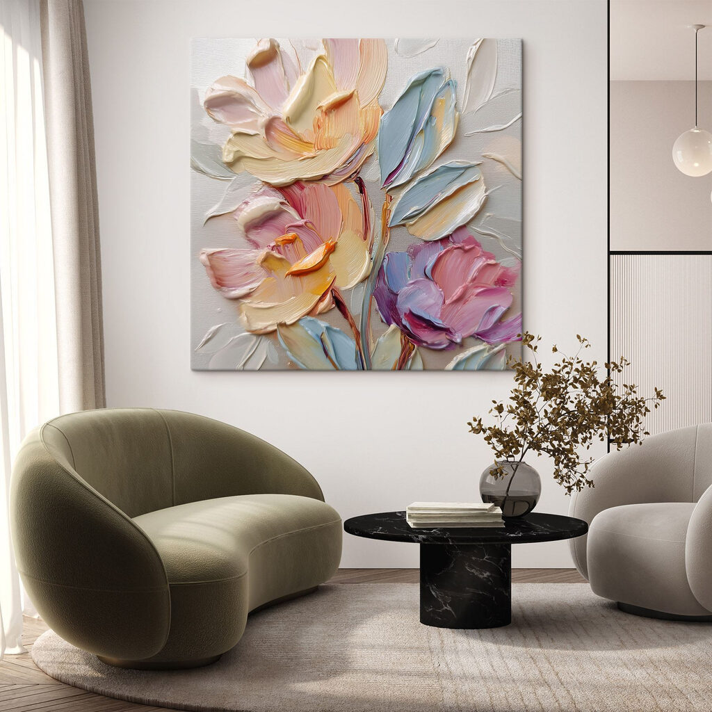 Fleurs aux larges contours — intérieur 2