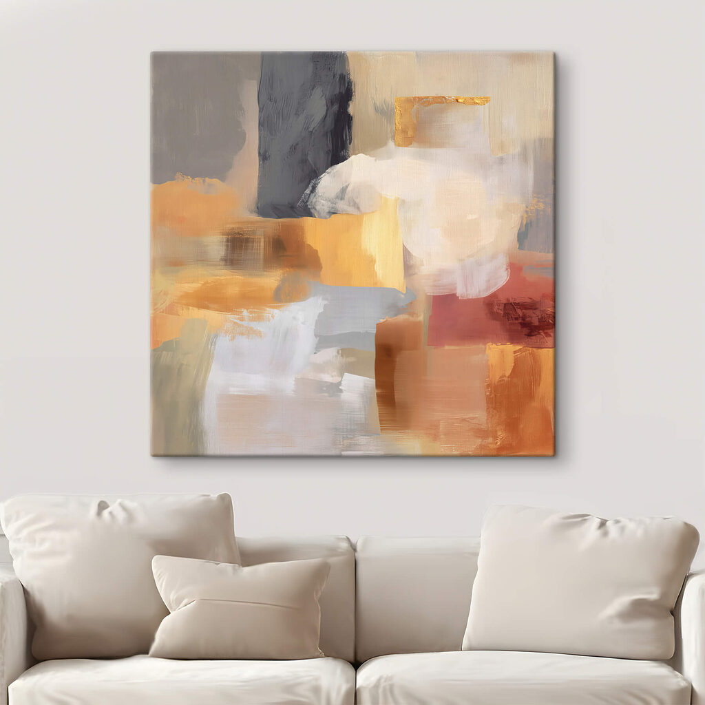Couleurs chaudes et gris — intérieur 3