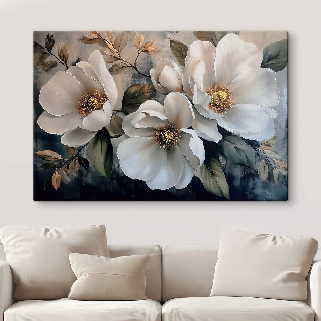 Grand bouquet blanc — intérieur 2
