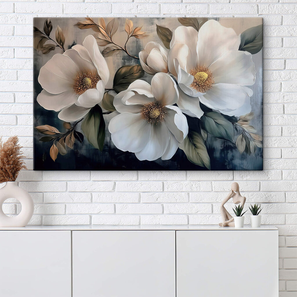 Grand bouquet blanc — intérieur 3
