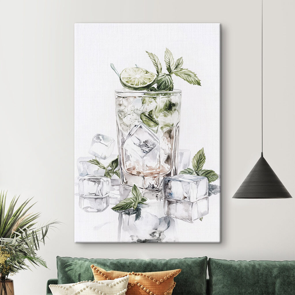 Verres et glaçons — intérieur 1