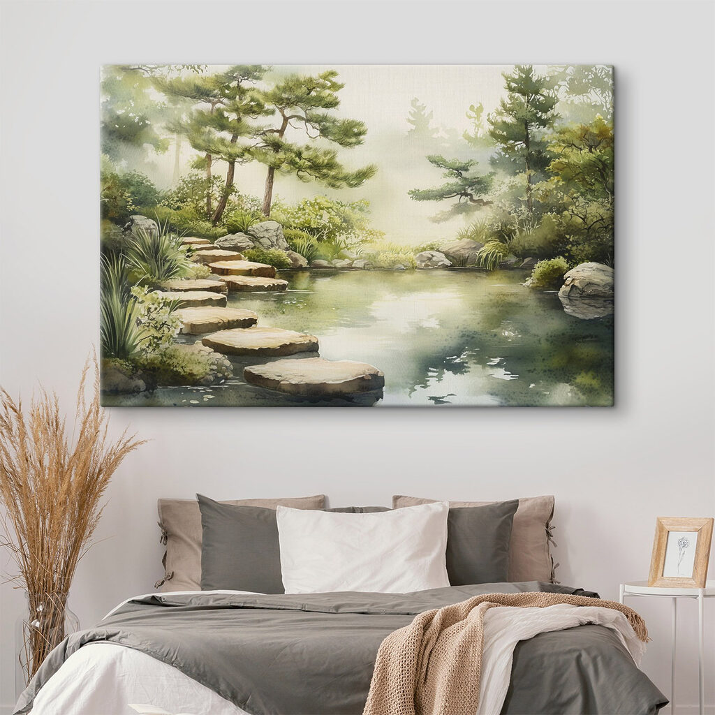 Traversée de l’étang dans un intérieur