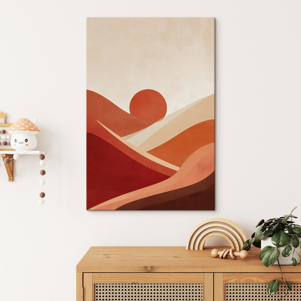Soleil terracotta et dunes — intérieur 2