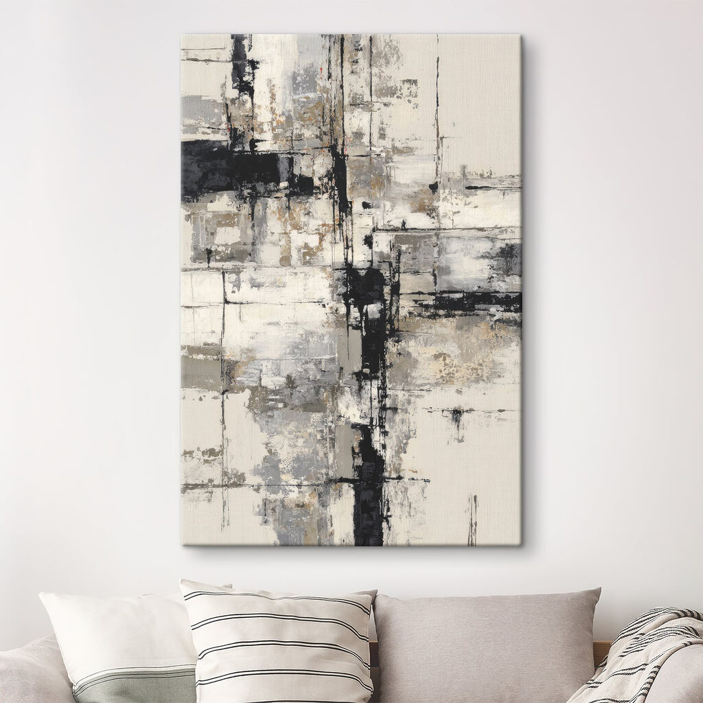 Ville de lignes noires dans un intérieur