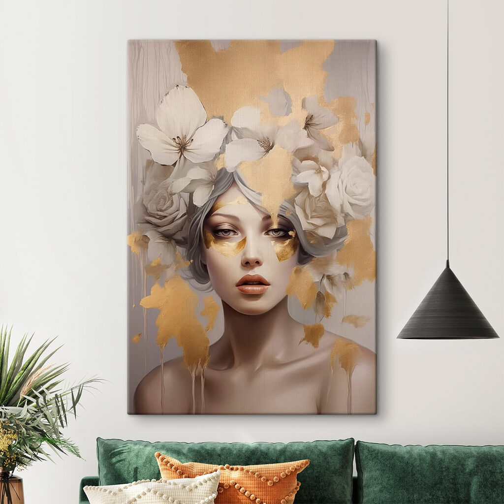 Regard paisible dans un intérieur