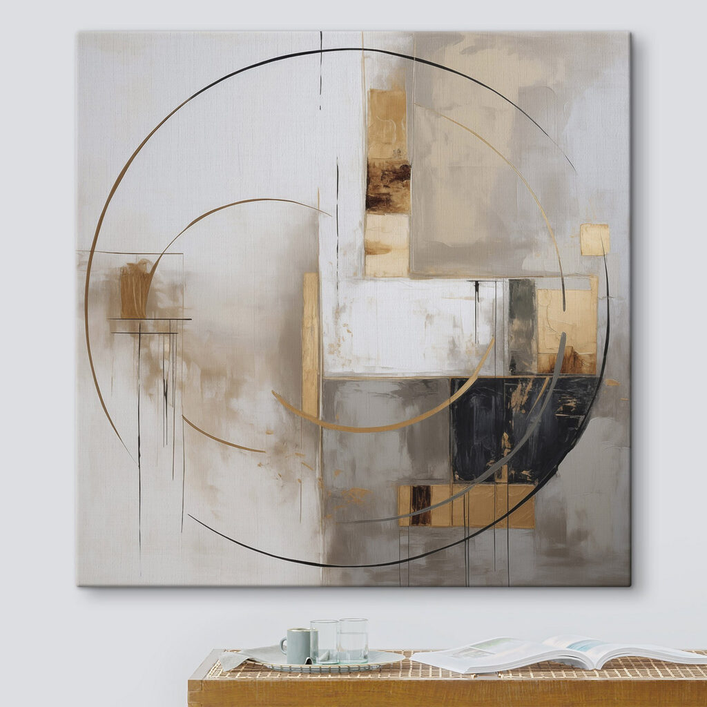 Arcs dorés couleur sable — intérieur 1