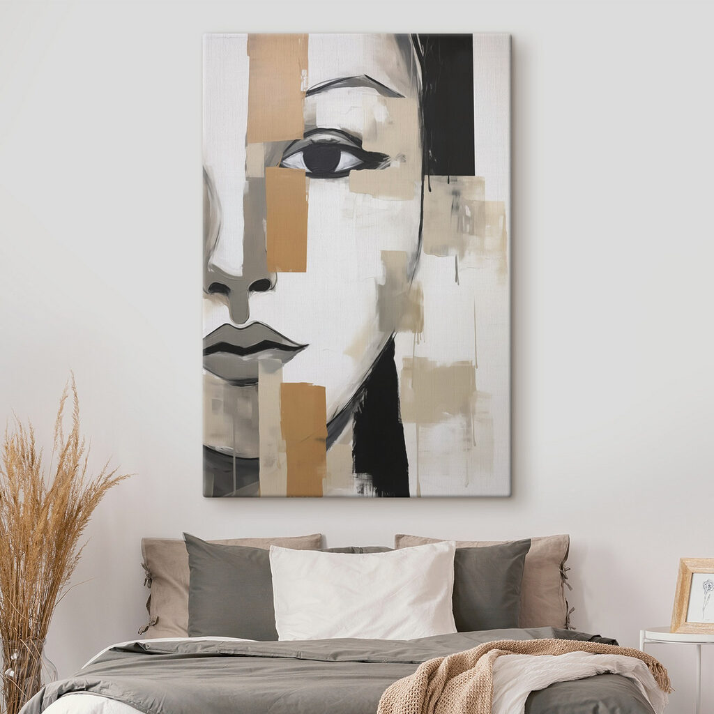 Regard en fragments dans un intérieur