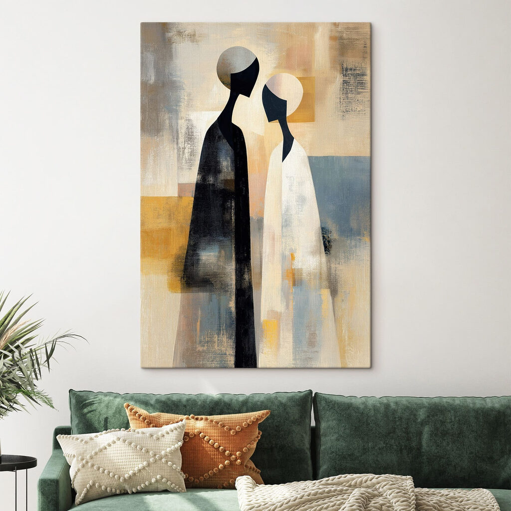 L’ombre rencontre la lumière dans un intérieur