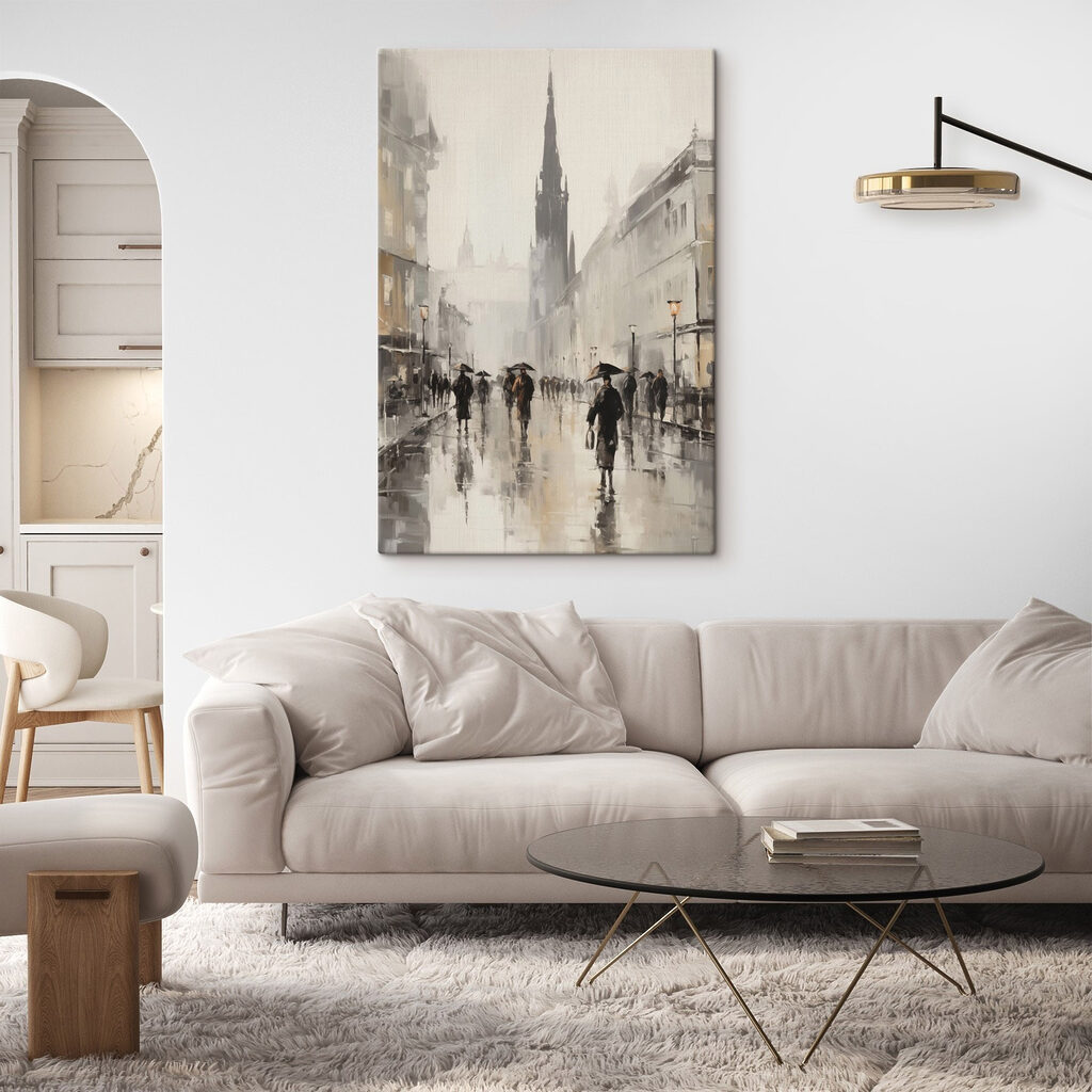 Promenade vers la tour dans un intérieur
