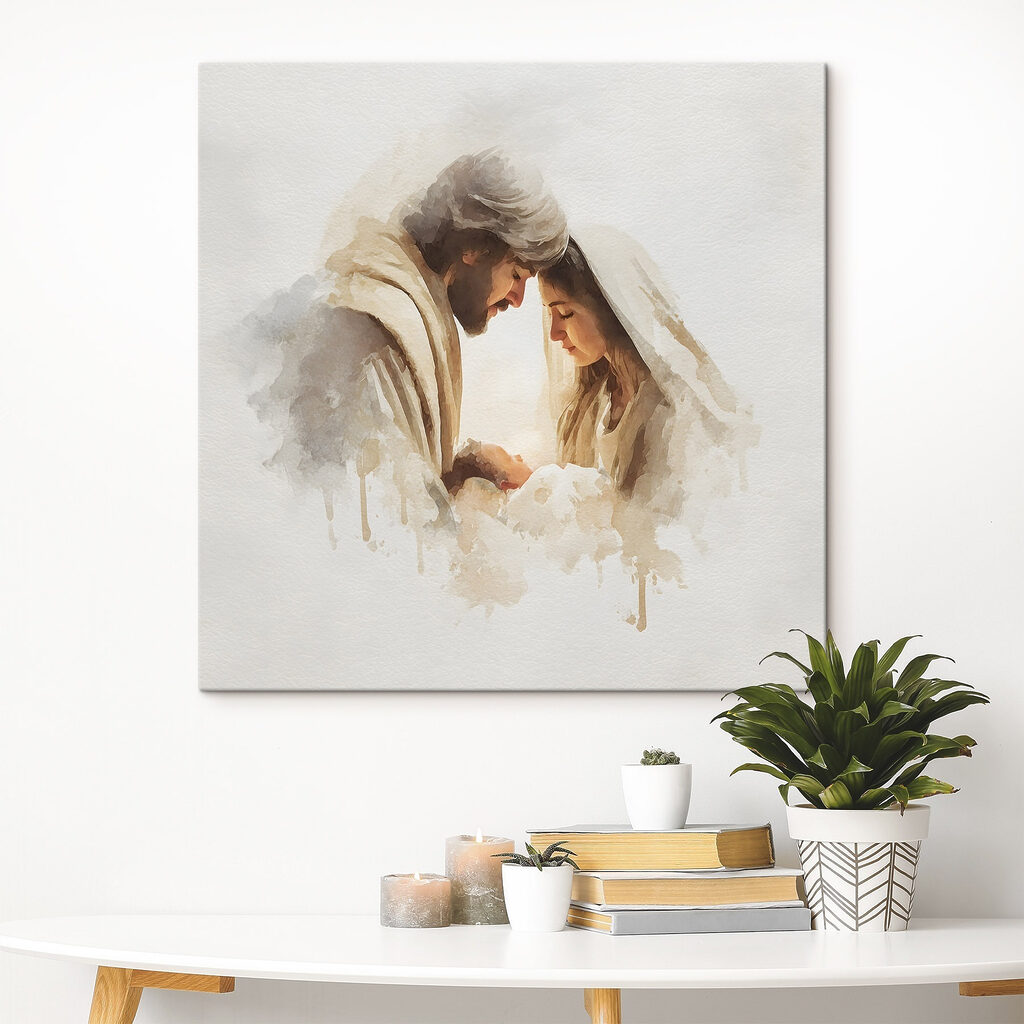 Tendresse autour d’un bébé dans un intérieur