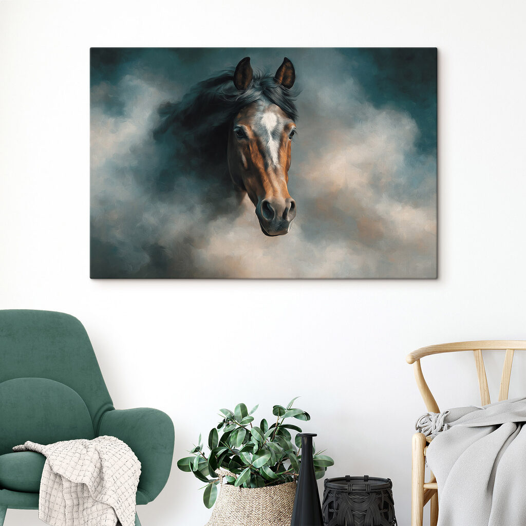 Tête de cheval embrumée — intérieur 2