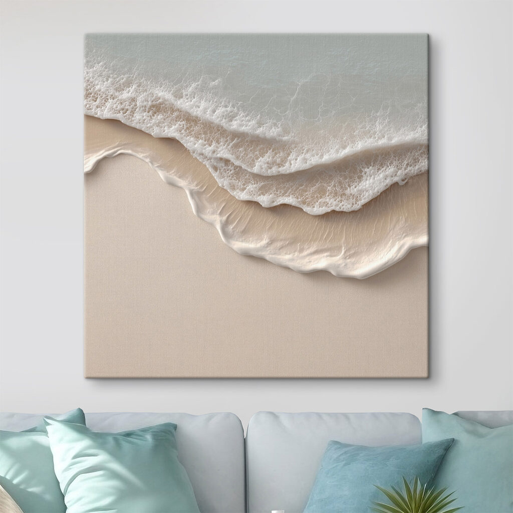 Écume sur le sable — intérieur 2