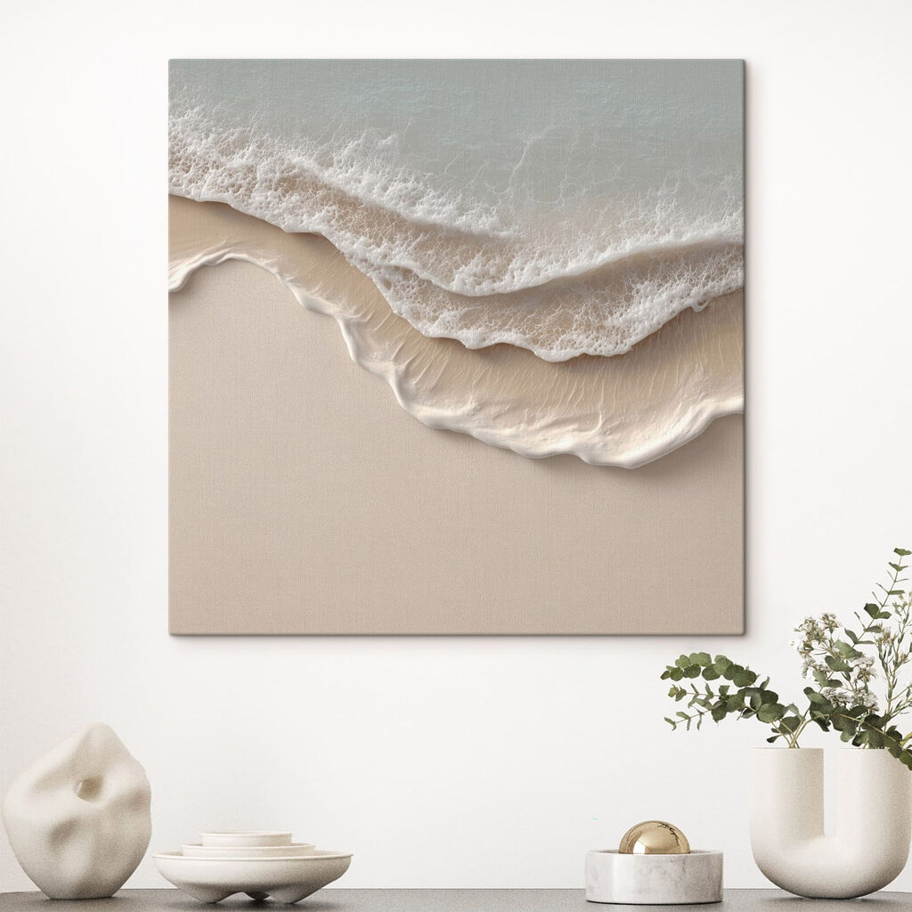 Écume sur le sable — intérieur 3