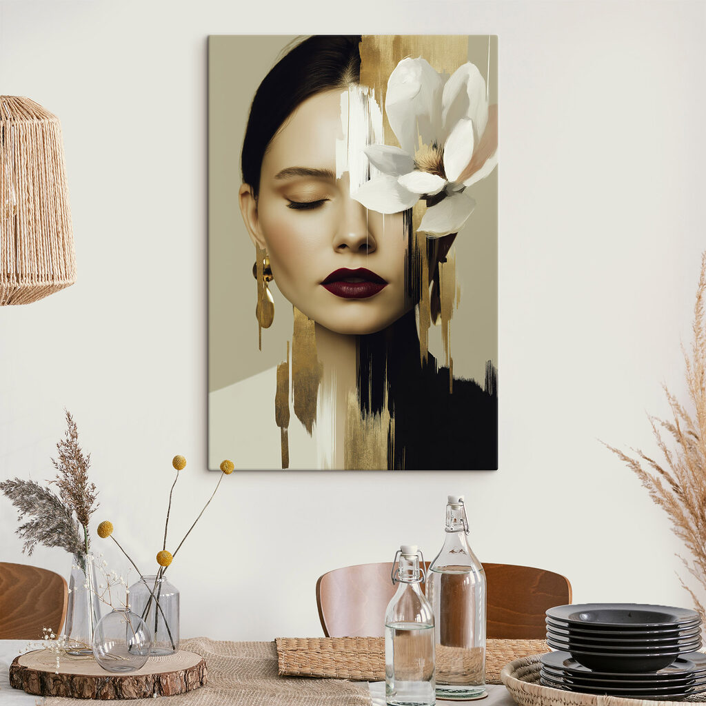 Magnolia aux yeux clos dans un intérieur