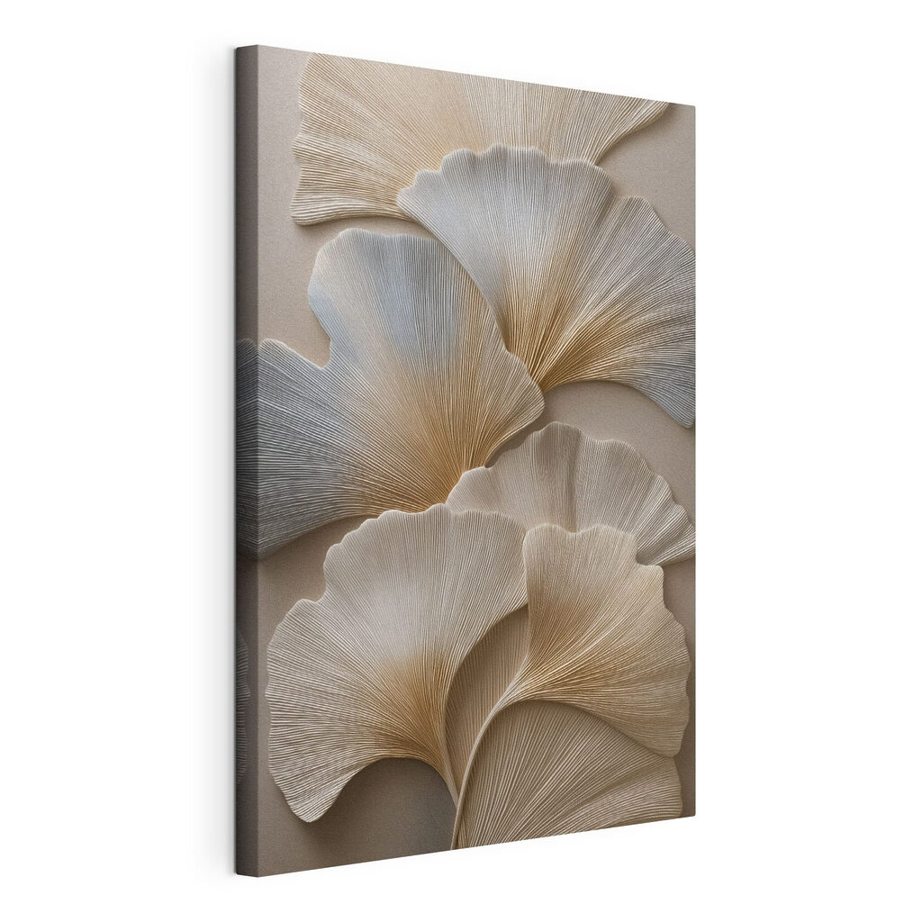 Ginkgo blanc en relief — vue du produit