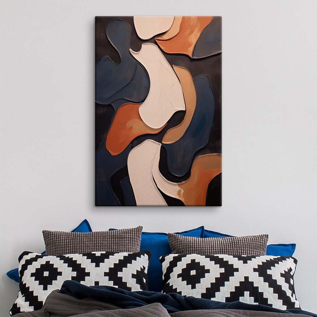 Formes sombres et terracotta — intérieur 2