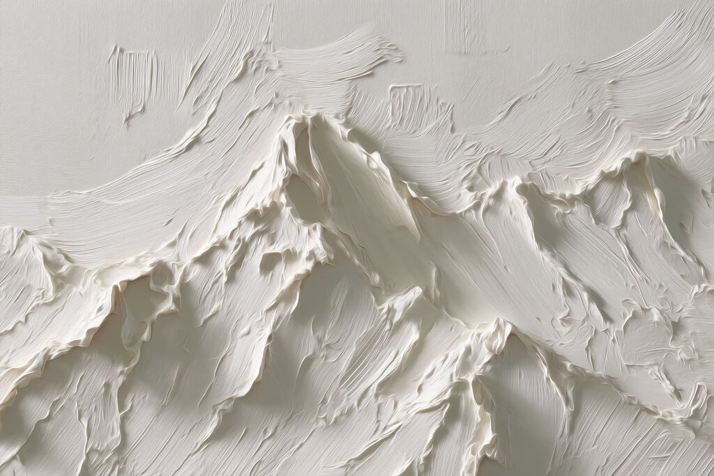 Crêtes en pâte épaisse — motif complet