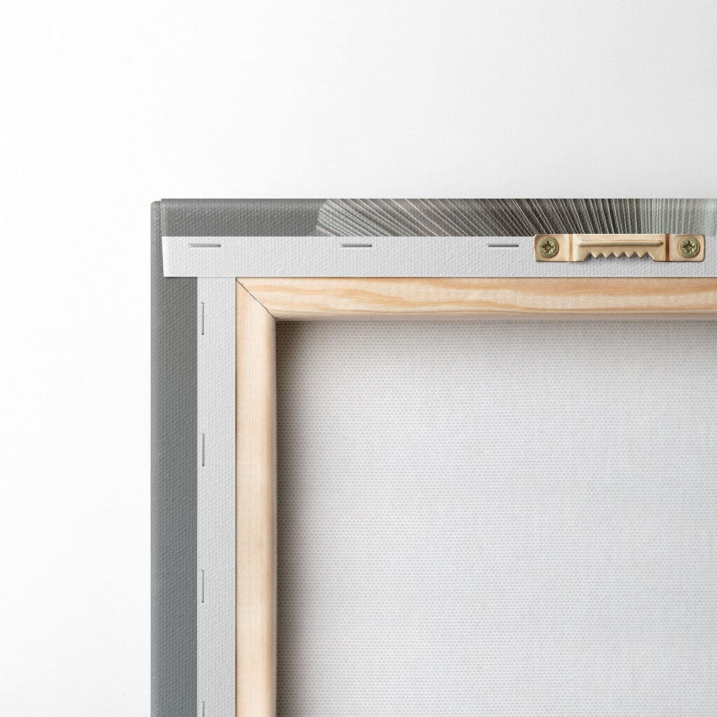 Ginkgo brun sur gris — dos