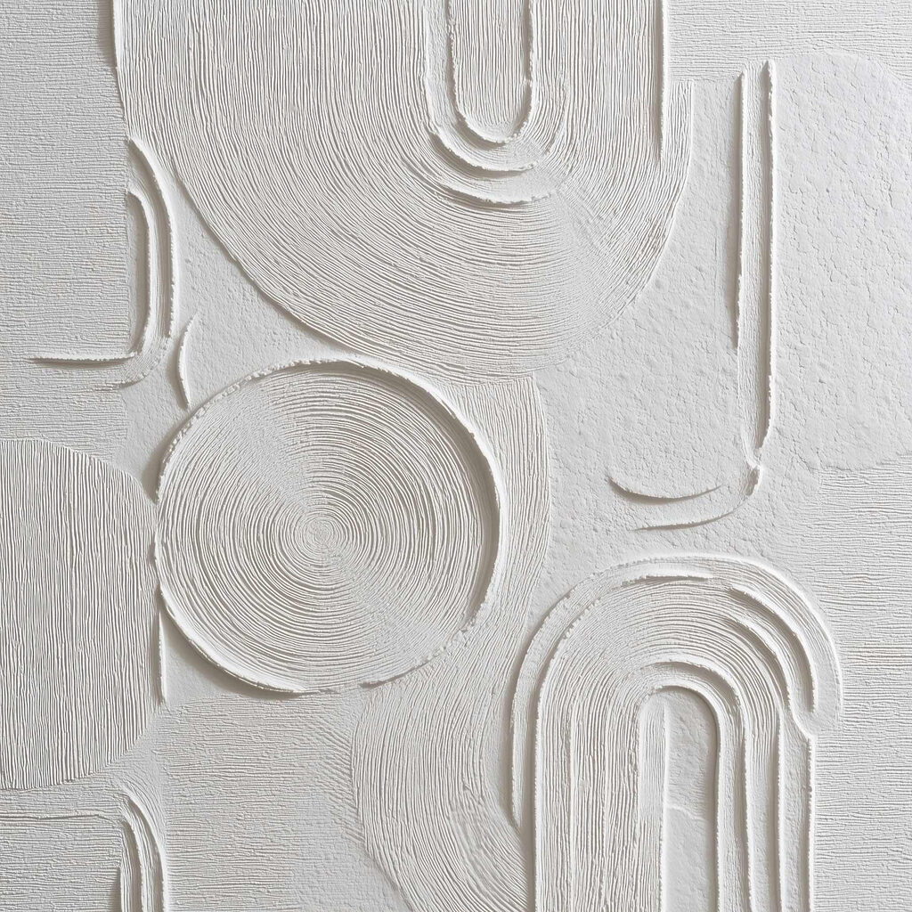 Arches blanches striées — motif complet