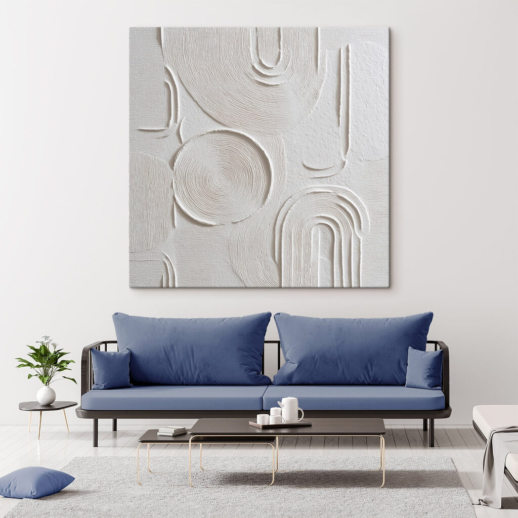 Arches blanches striées — intérieur 2