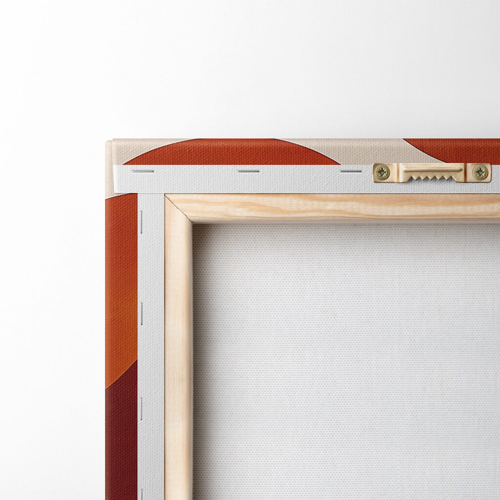 Bandes terracotta et crème — dos