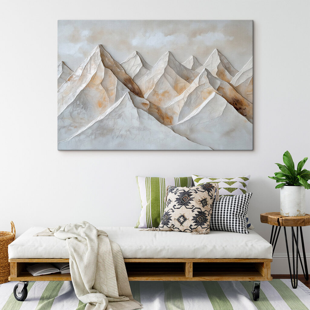 Sommets blancs en relief — intérieur 2