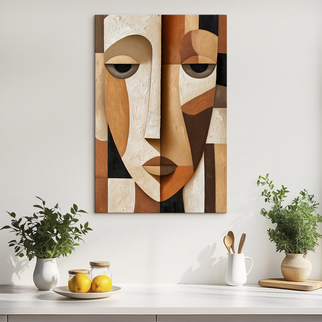 Profil féminin couleur rouille — intérieur 2
